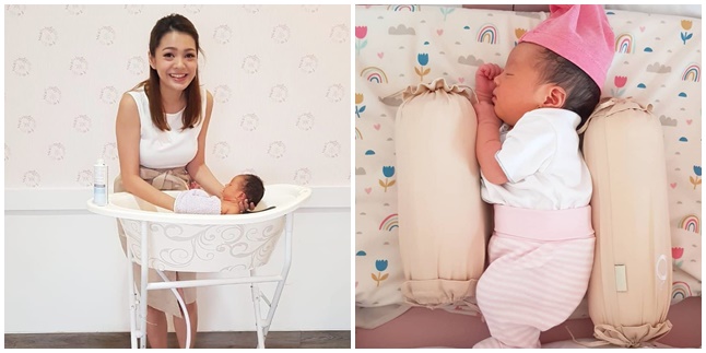 Newborn, Here are 8 Cute Portraits of Baby Davinka, Maya Septha's Child