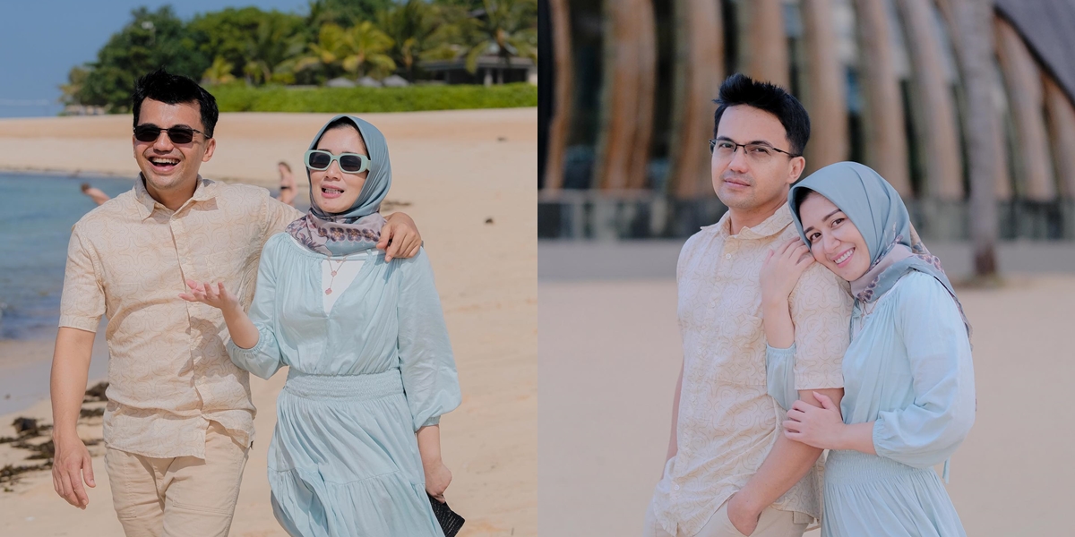 Newlyweds, Photos of Sahrul Gunawan and Dine Mutiara's Honeymoon - The New Couple Who Are Intimate and Like Teenagers Drunk in Love