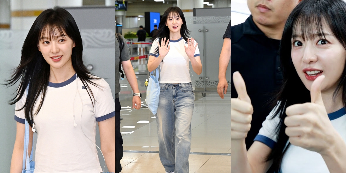 Returning from Japan, 10 Photos of Kim Ji Won at Gimpo Airport - Beautiful Visuals that Dazzle