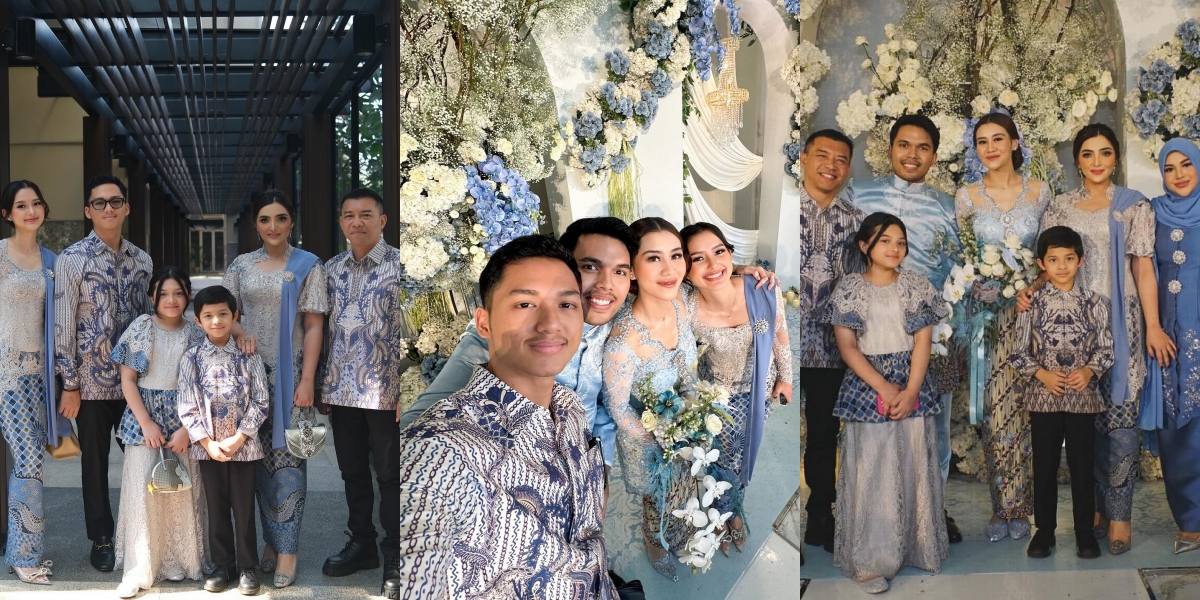 Just Returned from South Korea, 10 Pictures of Anang Hermansyah's Family at Thariq Halilintar and Aaliyah Massaid's Engagement Event - Sarah Menzel Also Wore a Uniform