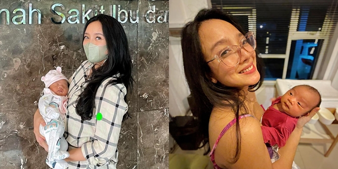 Newly Becoming a Young Mother for a Month, Here are 8 Portraits of Dea Ananda who is Already Skilled at Taking Care of Baby Sanne - Netizens are Distracted by Body Goals