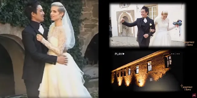 Newly Revealed! 9 Photos of Daniel Mananta's Wedding and His Beautiful Wife 10 Years Ago, Held in a Royal Wedding Themed Castle