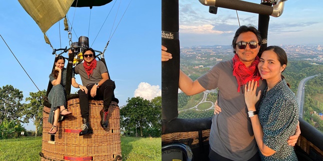 Newly Revealed, These Are the 9 Moments of Engku Emran When Proposing to Noor Nabila - Romantic on a Hot Air Balloon