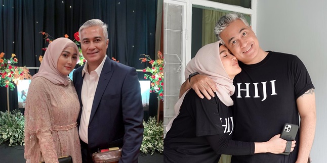 25-Year Age Difference Still Harmonious, 8 Intimate Portraits of Adjie Pangestu and His Rarely Seen Wife