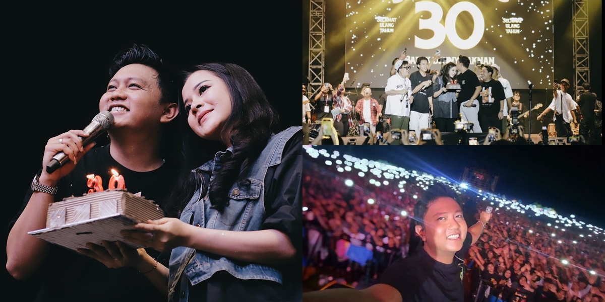 Bella Bonita Gives Surprise, 8 Photos of Denny Caknan's Birthday Celebrated During Performance