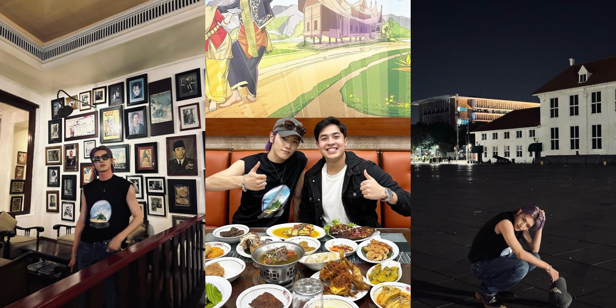 Really 'Beyond BMKG's Expectations', 10 Exciting Moments of Taeyong NCT Playing with Jerome Polin in Kota Tua - Eating Nasi Padang