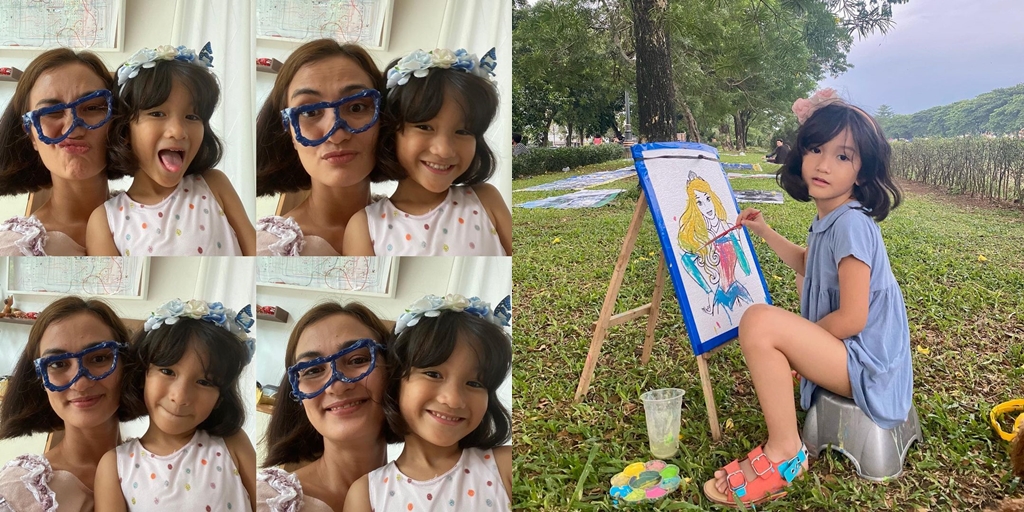 Growing Up, Here's a Portrait of Salma, Rio Dewanto and Atiqah's Daughter, Who is Getting Smarter and Stylish in Front of the Camera - So Cute with Bangs