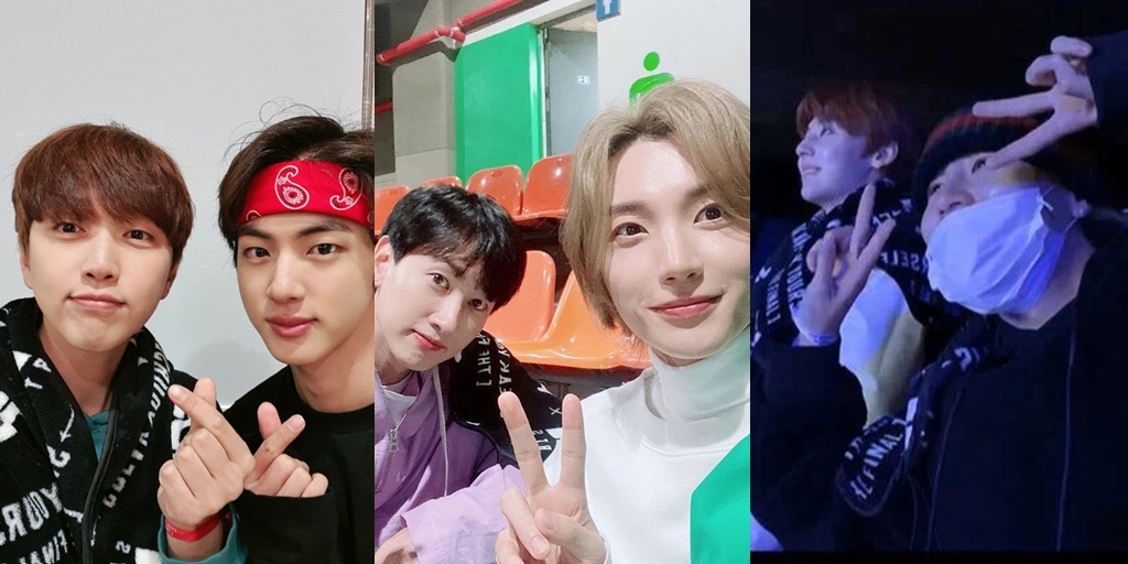 Here is a series of celebrities who attended the BTS concert in Seoul