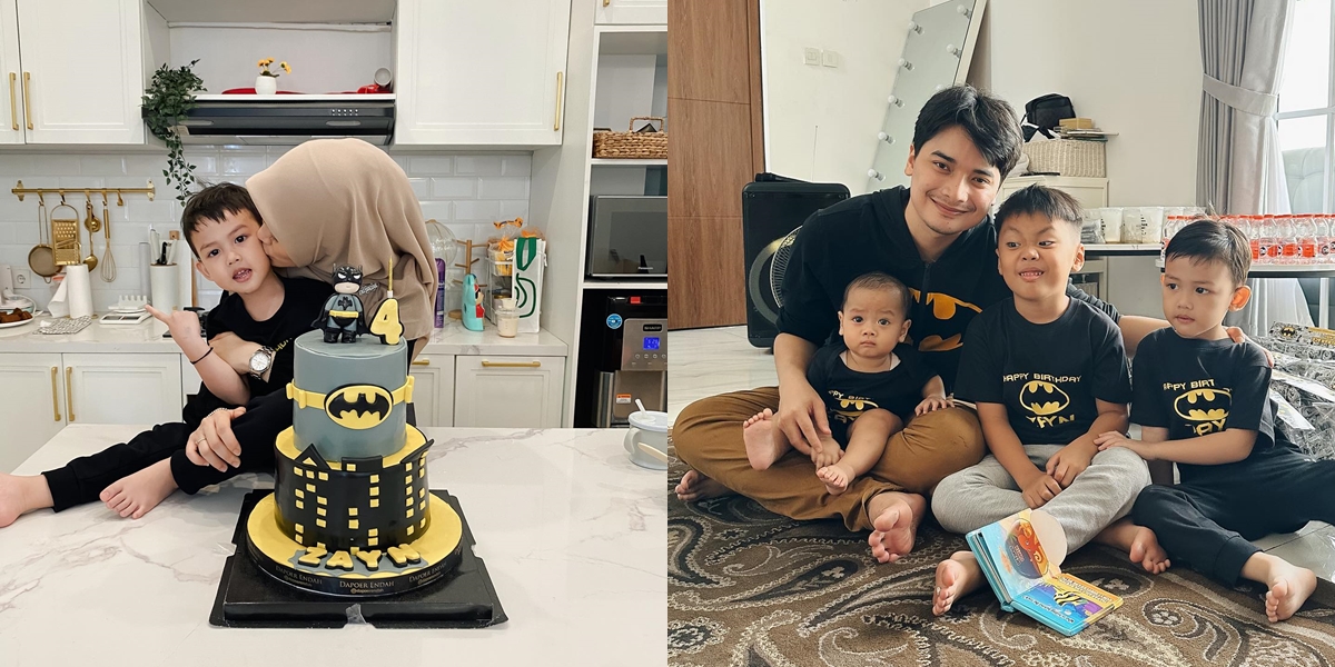 Themed Batman, 8 Photos of Zayn's Stepchild Alvin Faiz's Birthday - Handsome Face Makes People Focused