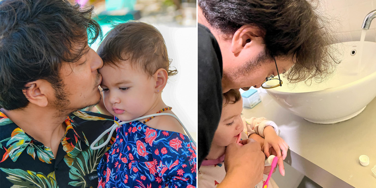 Best Daddy, Series of Photos of Dimas Anggara, Nadine Chandrawinata's Husband, Taking Care of Children - Absolutely Ideal