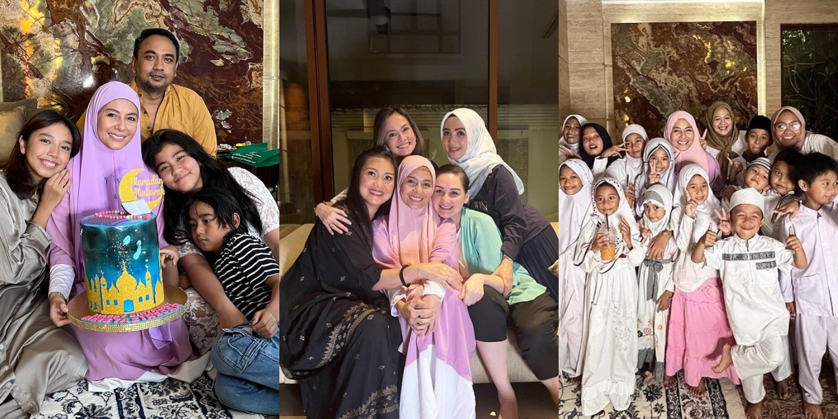 Bestie Like Family, 10 Photos of Meisya Siregar Celebrating 44th Birthday with Mom Sweet Mom Gang and Orphans