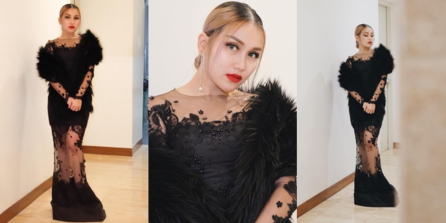 Usually Appears Like Korea, Take a Look at Ayu Ting Ting's Graceful Portrait When Wearing a Black Dress - So Beautifully Called Black Swan