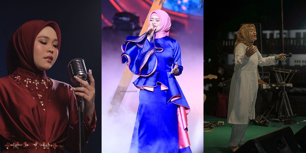 Cooling, These 8 Dangdut Singers Still Wear Hijab While Singing on Stage, Who Are They?