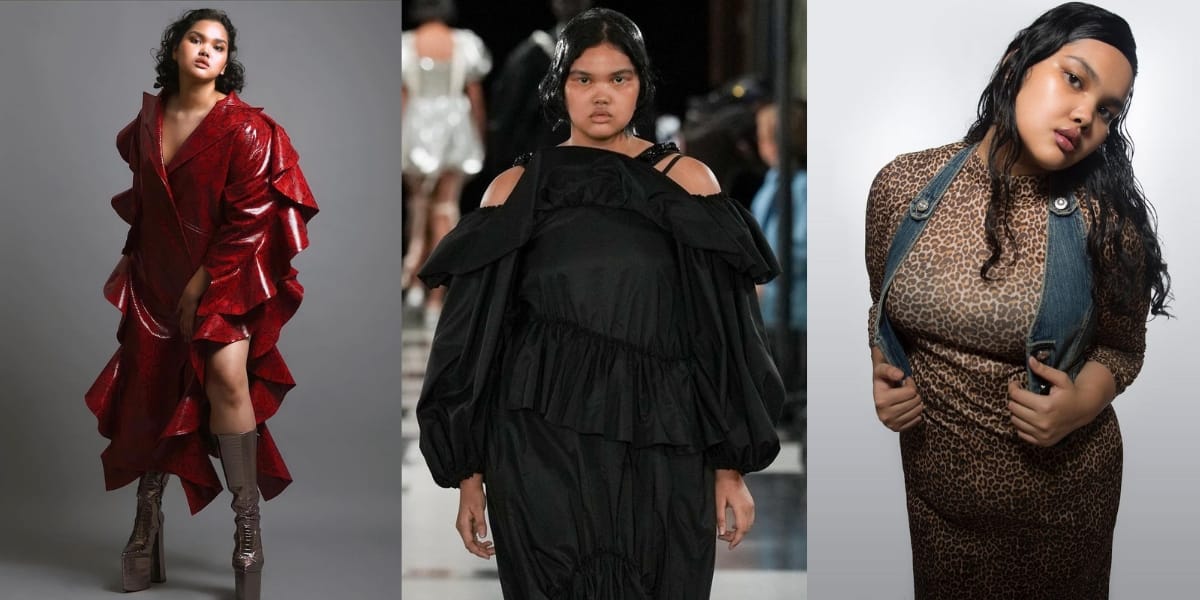 Making Proud! 8 Portraits of Shahnaz Indiri, Curvy Model from Indonesia, Debut at London Fashion Week 2023