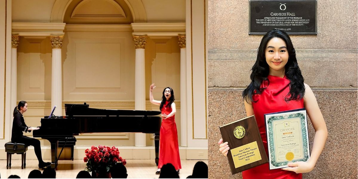 Proud of Indonesia, Portrait of Jane Callista Winning 1st Place at the American Protege International Vocal Competition 2024