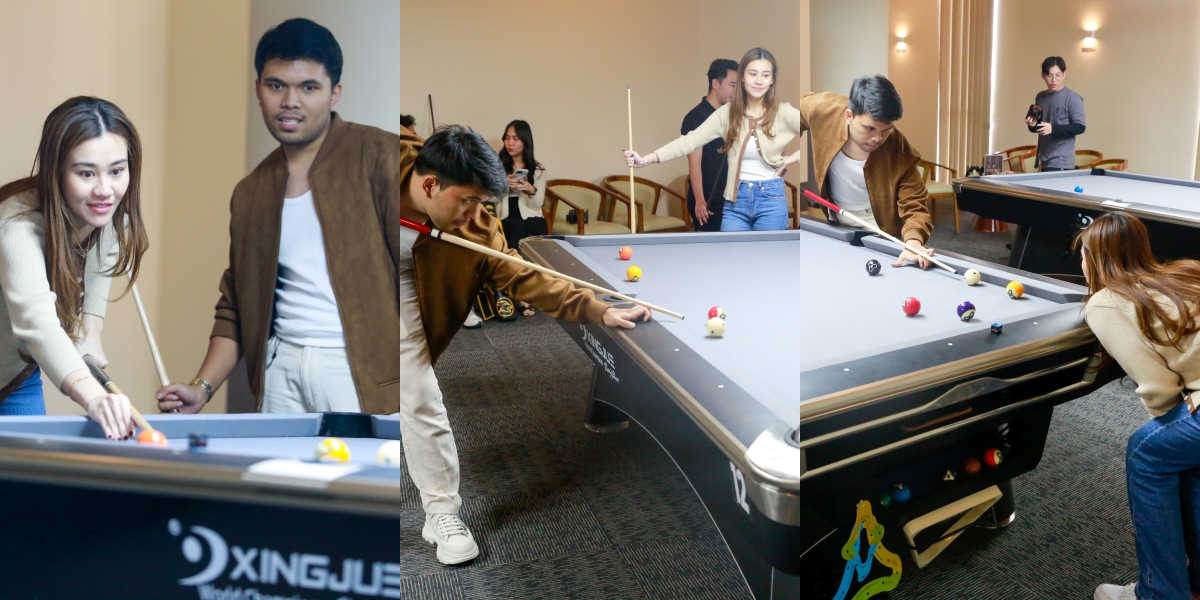 Making You Fall in Love, 10 Photos of Thariq Halilintar and Aaliyah Massaid Playing Billiards at Billy Syahputra's Place