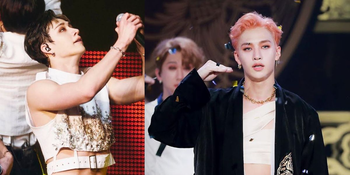 Making Fans Hysterical, Here are 8 Photos of Bang Chan Stray Kids Relaxing Wearing a Crop Top on Stage - Showing Off Abs