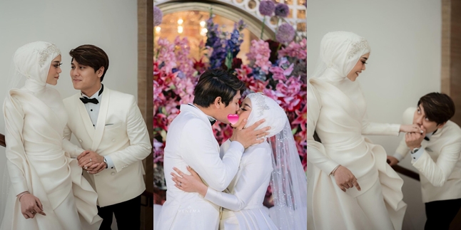 Making Leslar Lovers Hysterical, Rizky Billar Shows Lip Kiss Photo with Lesti - Reveals Gratitude for the Smooth Wedding Event Despite Many Obstacles