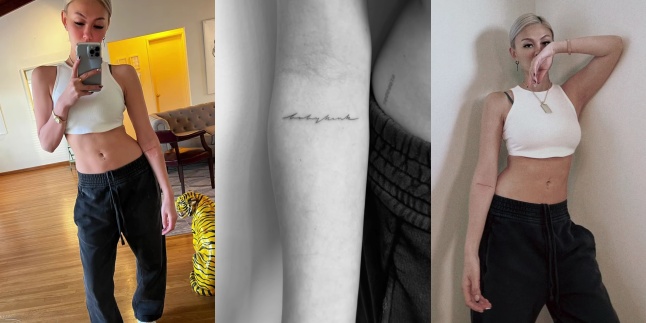 Making Netizens Excited, 11 Photos of Agnez Mo Showing New Tattoos on Her Arm - Small Handwriting 'Babykink'