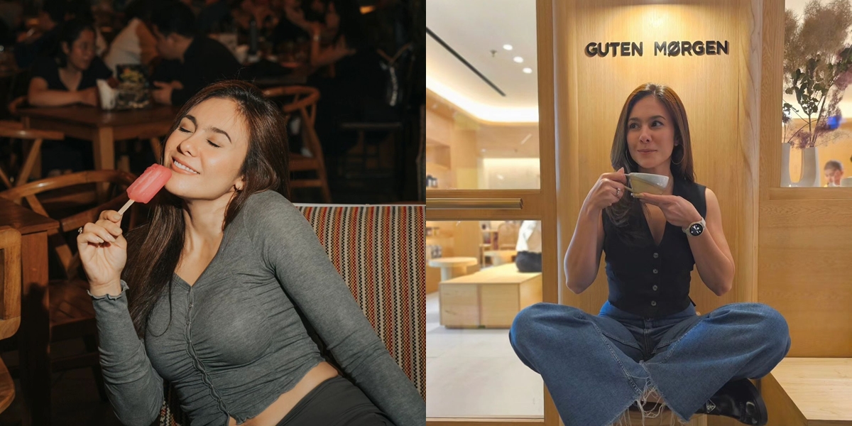 Distracting, Wulan Guritno's Picture Enjoying Ice Cream Draws Comparison to Oklin Fia - Netizens React