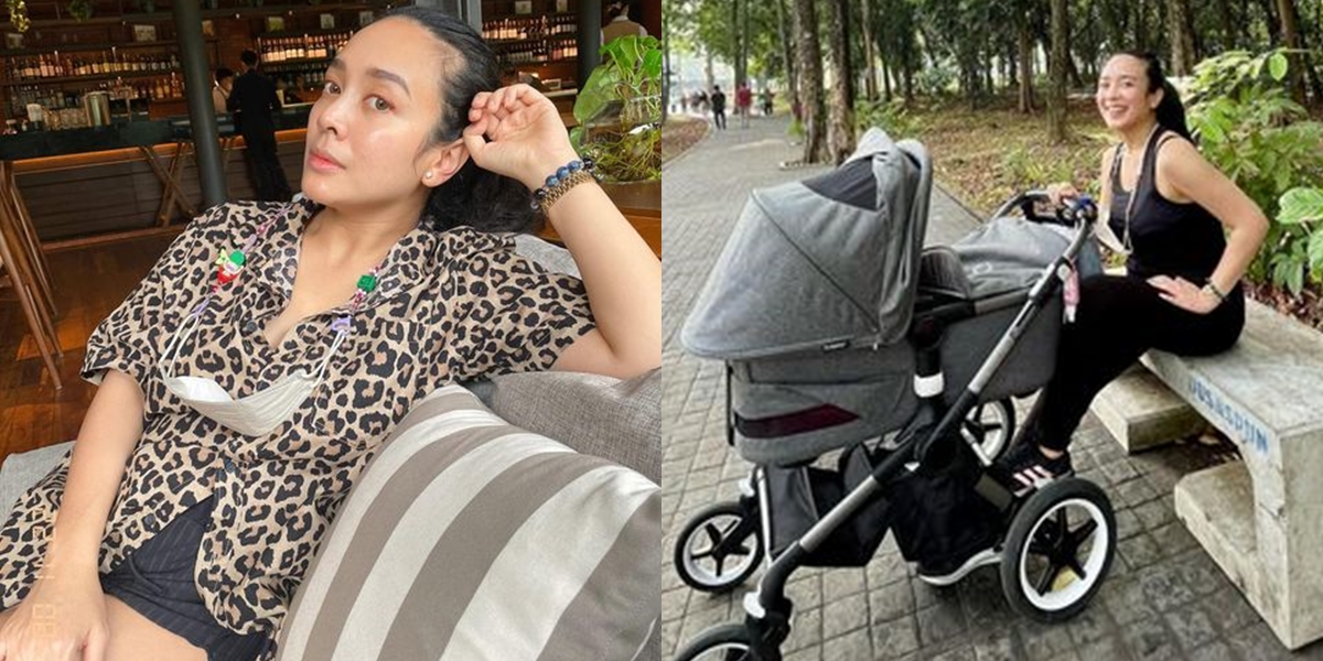 Weight Gain of 4 Kg, Dea Ananda's Portrait Enjoying the Moment of Being a Breastfeeding Mother: Her Radiant Beauty Shines Even More!