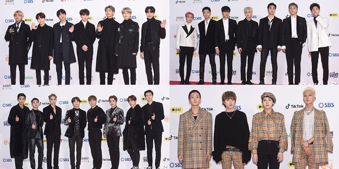 Boyband at Gayo Daejeon 2018, All Black and White Except for WINNER