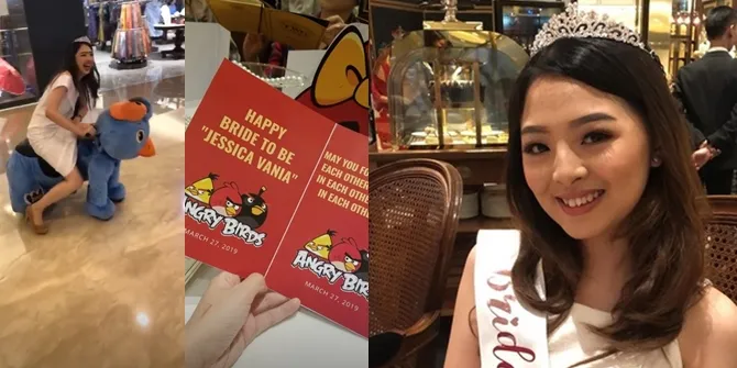 Bridal Shower Jessica Vania, Gokil di Mall Bareng Sahabat JKT48