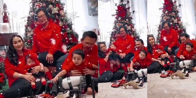 Behind the Scenes of Ahok Family Christmas Photo Shoot - Puput, Chaotic but Fun Because of Yosafat and Sarah