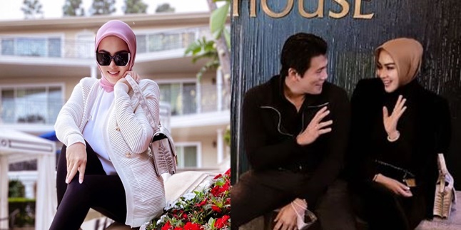 Second Honeymoon, Syahrini's Portrait Gets a Romantic Surprise Box from Reino While on Vacation in Los Angeles