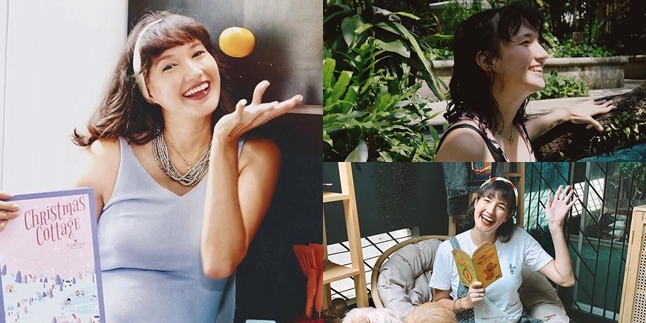 Beautiful Pregnant Woman, 8 Portraits of Nadine Chandrawinata Looking Fresh With New Hairstyle - Glowing Aura Shining Even More