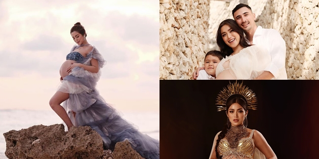 Pregnant Women Look More Beautiful, 15 Photos of Jessica Iskandar's Maternity Shoot - Showing Off Bare Baby Bump and Elegant Like a Queen