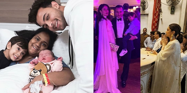 Candid Bollywood of The Week, Arpita Khan Shows the Face of Her Second Child - Kareena Kapoor Parties with Taimur in Swiss