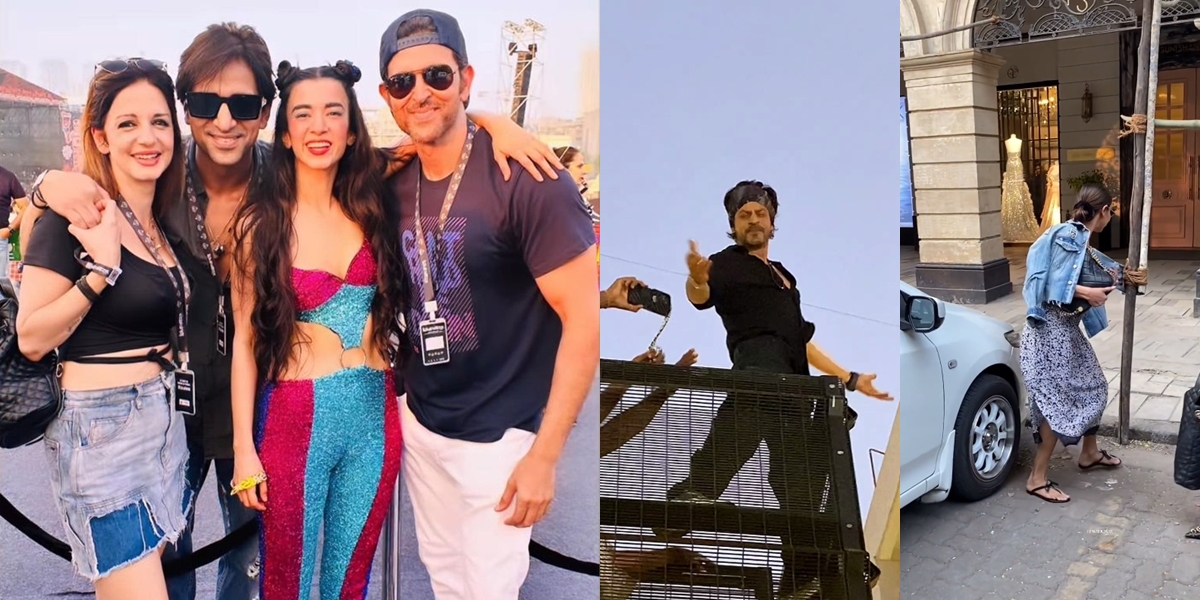 Candid Bollywood of The Week, Hrithik Roshan Reunites with Ex - Shahrukh Khan Greets Fans Again