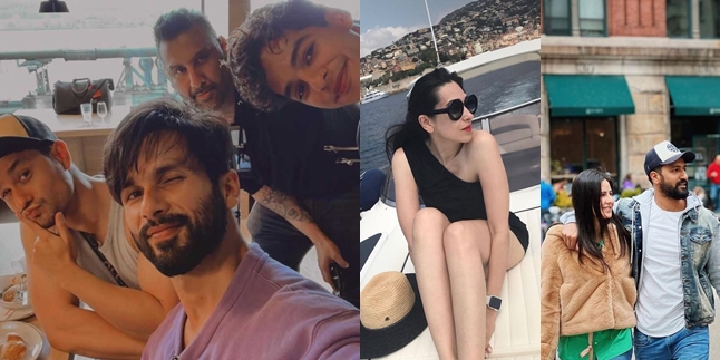 Candid Bollywood of The Week, Karisma Kapoor Hot in a Swimsuit on a Yacht - Naturally Beautiful Kajol