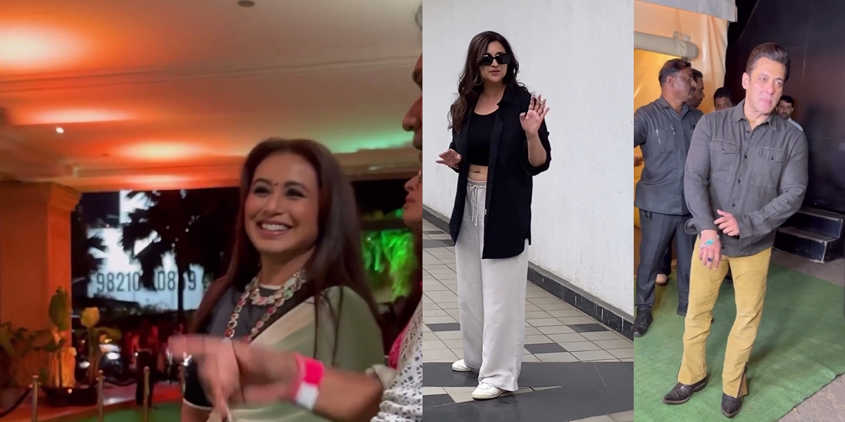 Candid Bollywood of The Week, Rani Mukherjee Full of Smiles - Salman Khan Wears 'PNS' Pants