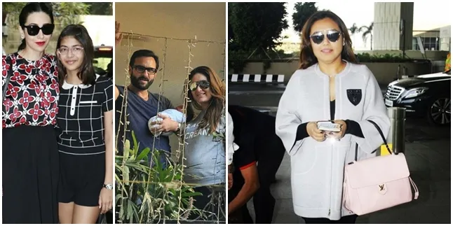 Anak Rana Rani #CandidOfTheWeek Bollywood, Anak Kareena - Rani Pose di Bandara ...