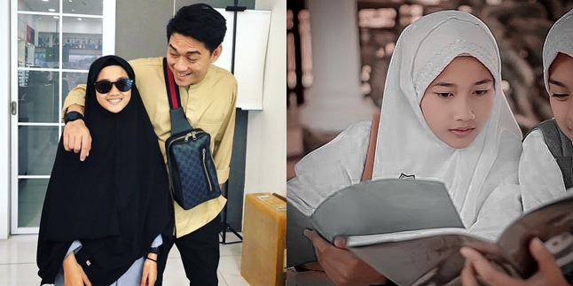 Beautiful Hijab, Sneak Peek at Rania Dzaqira's Portrait, Ifan Seventeen's Daughter who is now a Religious Student and Rarely Seen