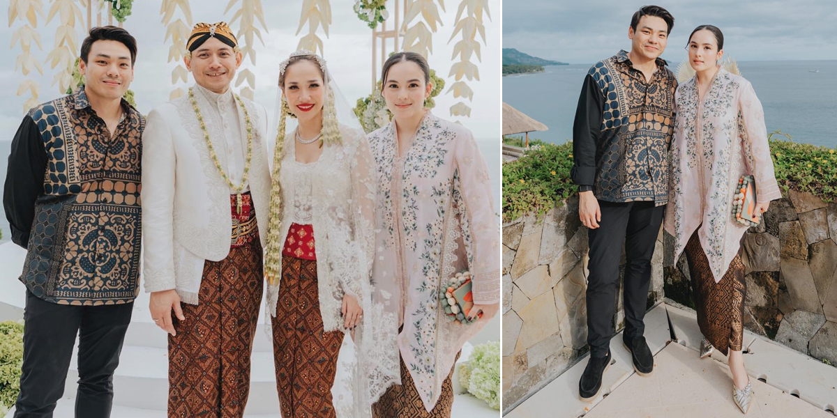 Beautiful in Traditional Dress, 8 Photos of Chelsea Islan Sweetly Holding Her Husband at BCL's Wedding - Tiko Aryawardhana