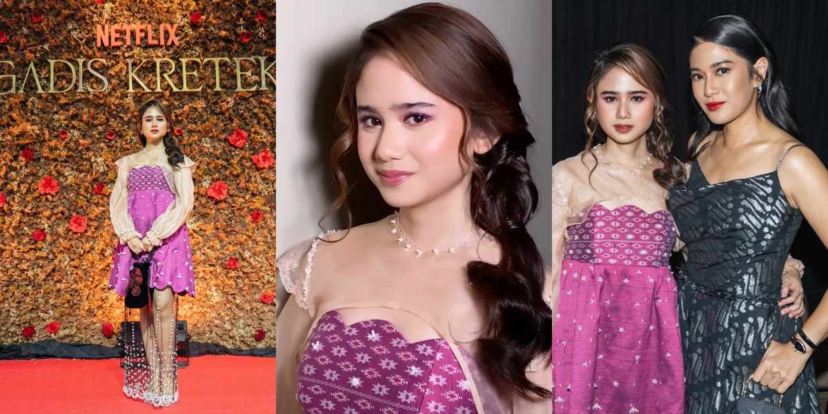 Beautiful and Achieving, 10 Portraits of Tissa Biani at the 'GADIS KRETEK' Premiere Series - Attention Grabbing with Adorable Dress