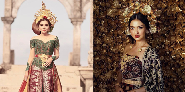 Beautiful and Enchanting, Here are 9 Portraits of Celebrities in Balinese Traditional Costumes