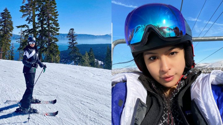 Beautiful and Sporty, Here are a Series of Photos of Maudy Ayunda Playing Ski