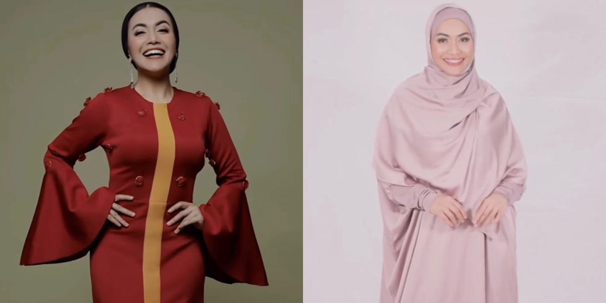 Beautiful and Trendy, 8 Portraits of Denada Wearing Her Own Eid Outfit Series – Can Be an Inspiration for Eid al-Fitr Outfits