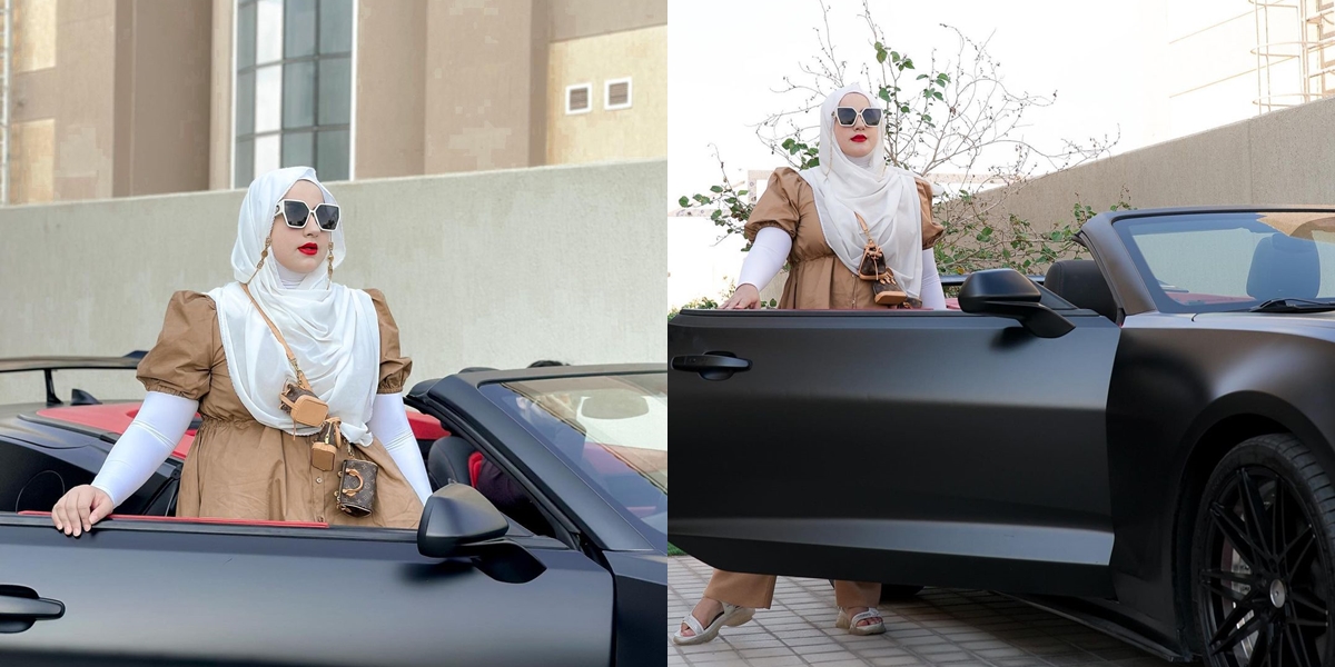 Beautifully Called Barbie Alive, Here are 8 Portraits of Tasyi Athasyia Riding a Luxury Car - Perfect for Sultan Dubai