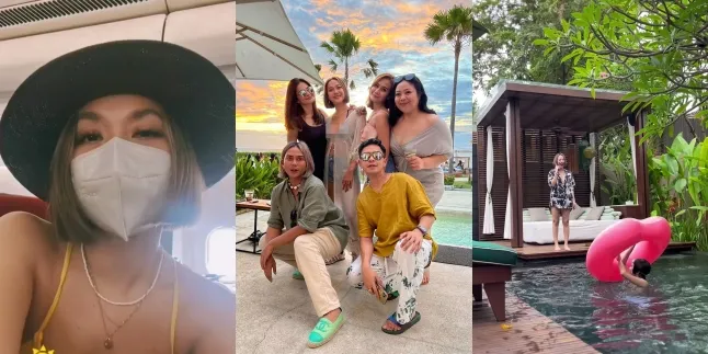 No Cure for Beauty, 7 Pictures of Bunga Citra Lestari Vacationing in Bali - Hot in a Bikini Swimming in the Pool