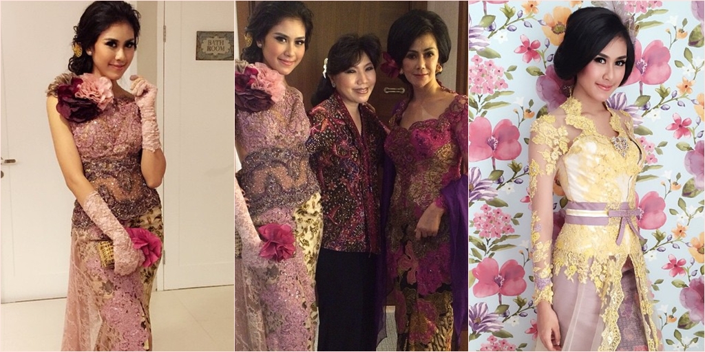 CANTIKNYA SYAHNAZ DAN AMY QANITA PAKAI KEBAYA  ANNE AVANTIE 