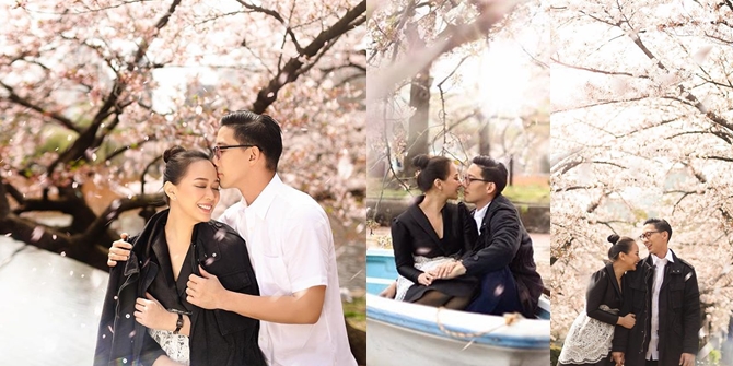 Intimate Kisses Under Sakura Rain, Yuanita & Romantic Husband!