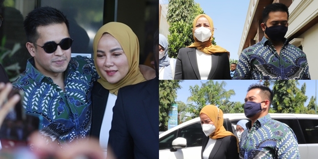 Kissing Cheeks to Holding Hands, 11 Pictures of Olla Ramlan and Aufar Hutapea Getting Closer in the Divorce Trial - Sticking Together as if Nothing Happened