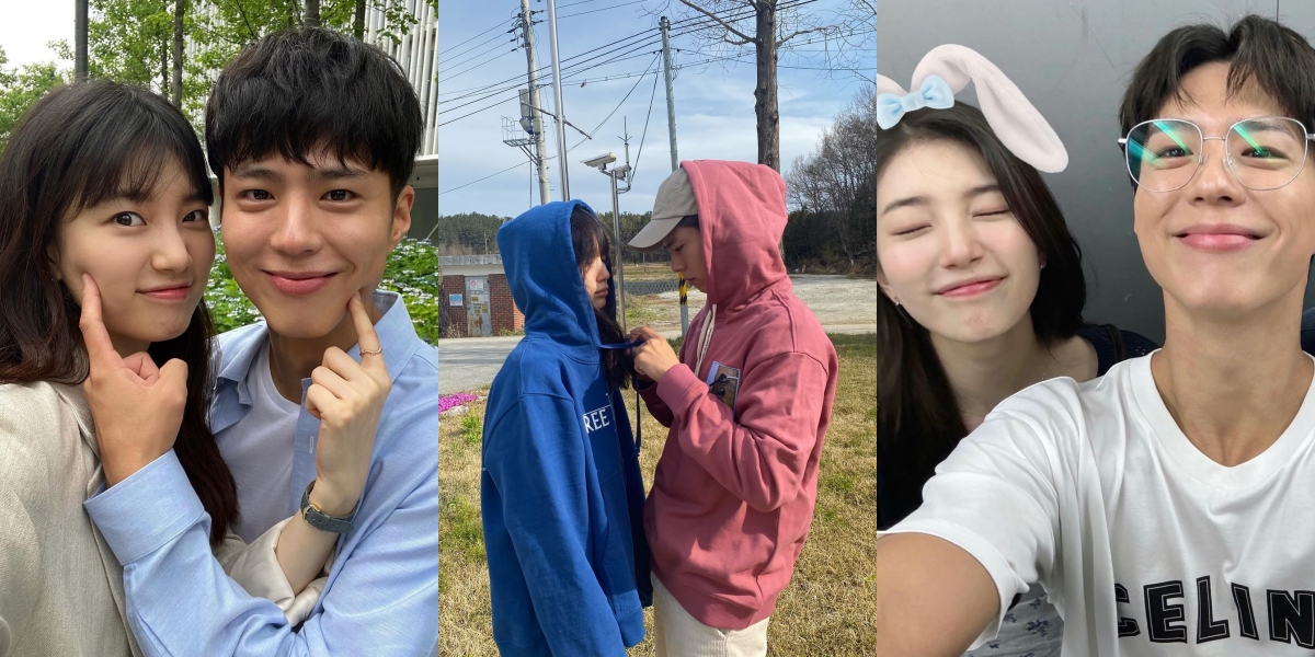 Couple Goals! 10 Adorable Photos of Suzy and Park Bo Gum - Posing Sweet Polaroid Pictures That Seem Real