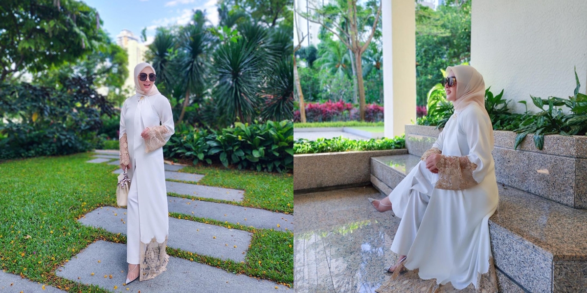 Cuek Called Uninvited to Open Fast with Reino Barack's Family, Here are 8 Photos of Syahrini Looking Beautiful in Abaya from Dubai - Will Spend Eid in Singapore?