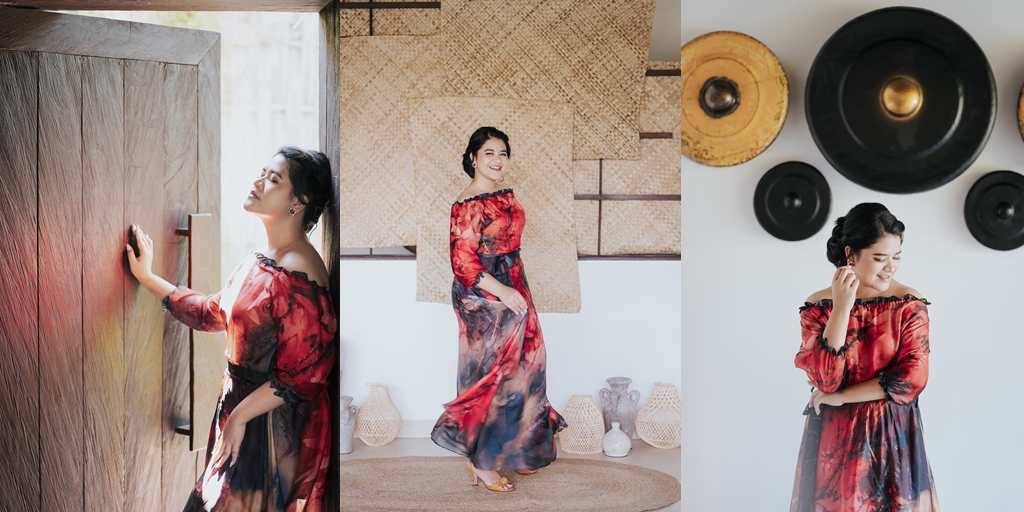 Curi Perhatian Netizens, 8 Pictures of Kahiyang Ayu in a Sabrina Dress - More Beautiful & Elegant